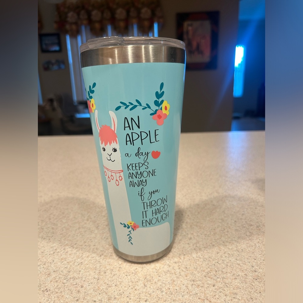 Insulated metal tumbler